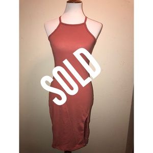 Bozollo Body Con Midi Dress